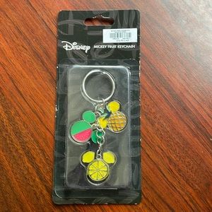 Disney Mickey Fruit Keychain NWT
